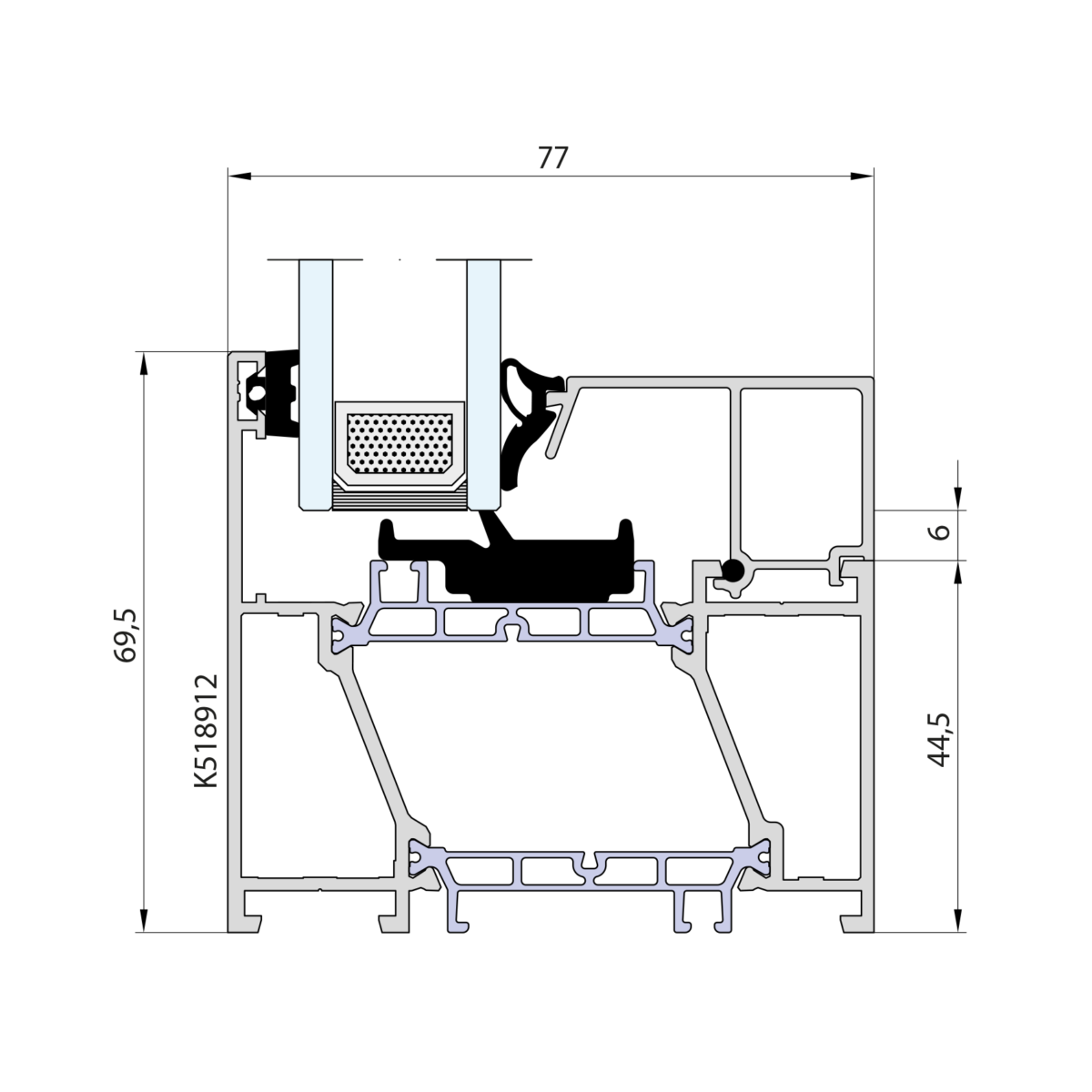 ALUPROF MB-86 SI CASEMENT K518912